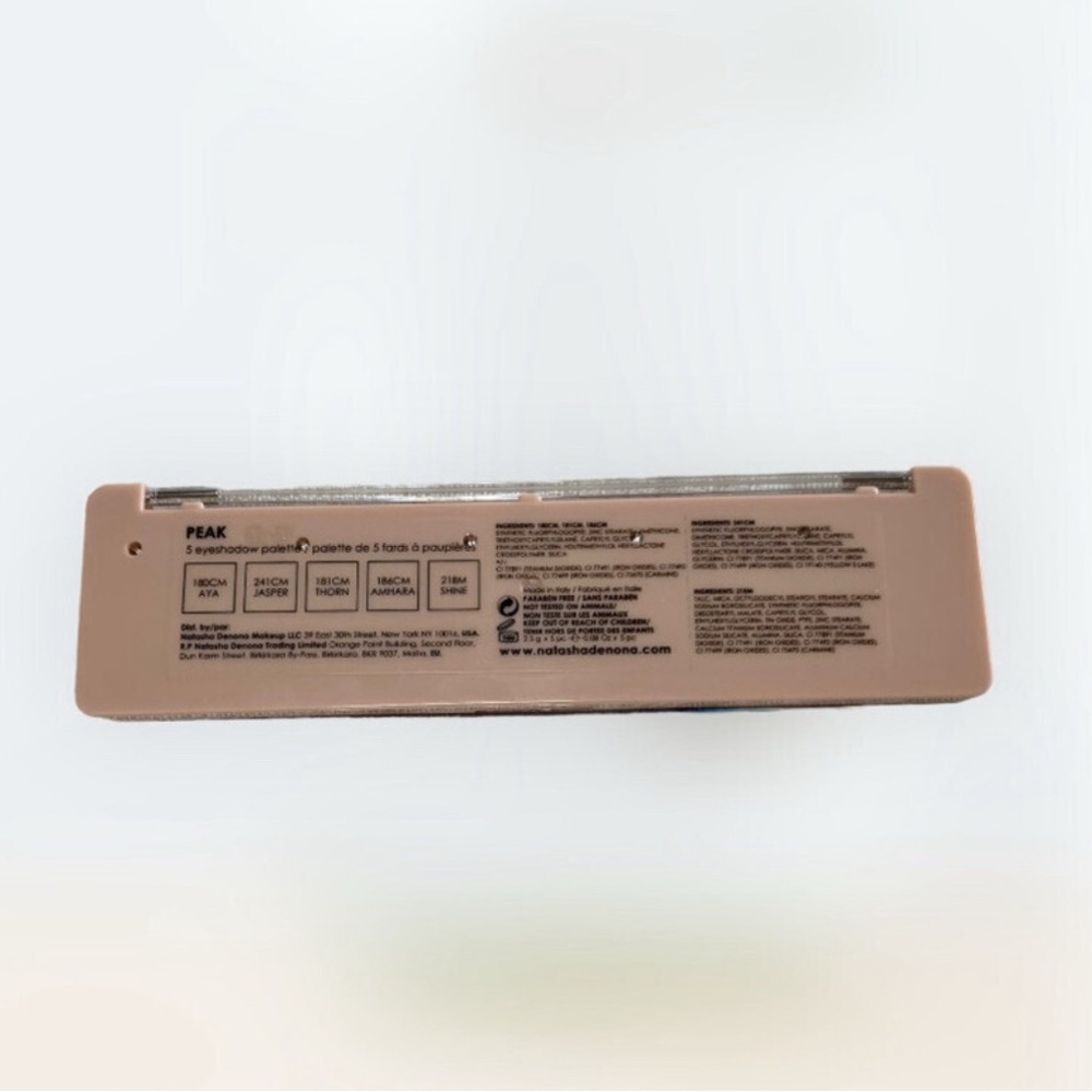 Natasha Denona Eyeshadow Peak Palette - Cream, Rust/Orange, Brown, Tan, Gold - Picture 2 of 3